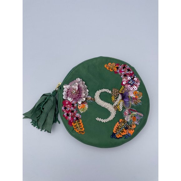 Anthropologie Handbags - Anthropologie x Anna Harlow Russo Round Pouch Leather Bag